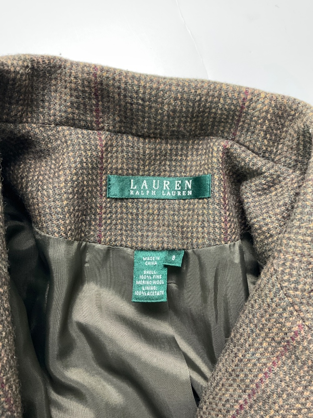 Lauren Ralph Lauren Wool Riding Blazer - Picture 10 of 10